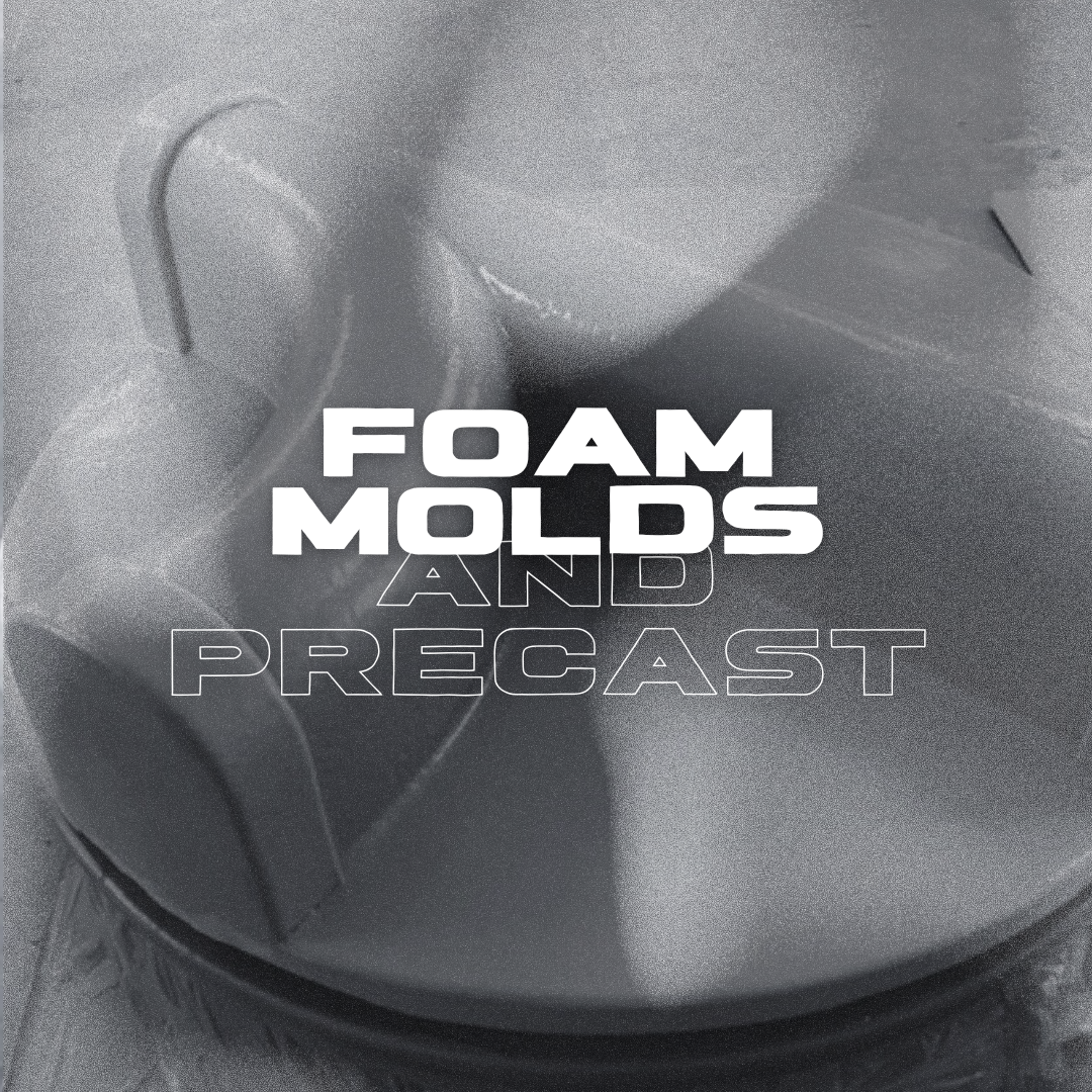 Foam molds and precast